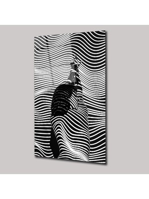 SteelArtDec Siyah ve Beyazın Içinde - Cam Tablo - DEG0197