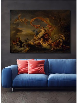 Teona Ahşap Dekoratif Ahşap Dikdörtgen Tablo Mitolojik Sahne