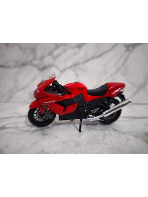 Maisto Kawasaki Ninja ZX-14R Model Motosiklet 1/18 Kırmızı