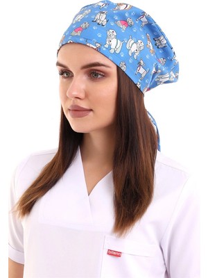 Dijital Unisex Desenli Bone - 6501 Küçük Patiler
