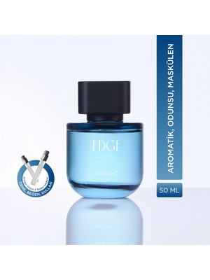 Imprime Edge Edp Erkek Parfüm 50ML | Aromatik & Odunsu | Bergamot, Limon, Pembe Biber, Lavanta, Amber, Misk