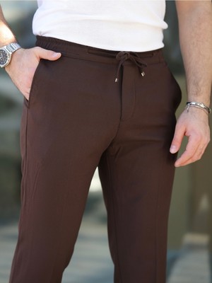Baselco Rahat Şık Kolay Ütülenebilir Slim Fit Kumaş Jogger Pantolon
