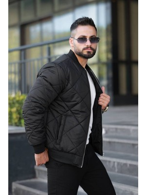 Baselco Unisex Kapitoneli Bomber Ceket - Günlük Şık & Spor Kombinlerin Vazgeçilmezi