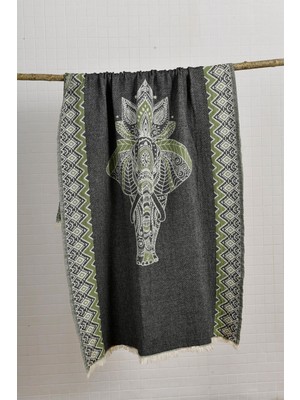  Yeşil-Siyah Elephant Peştemal