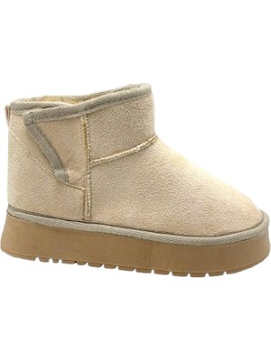 Kindep Içi Kürklü Hafif Çocuk Bot Bej