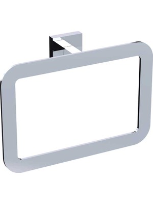 DUXXA S Line Yuvarlak Havluluk-Krom