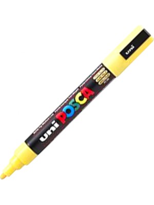 Uniball Posca (1.8-2.5) Su Bazlı Boyama Markörü Parlak Sarı ( N ) (Uni-Pc-5m)