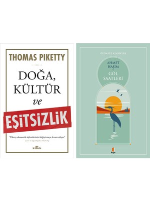 Kapı Yayınları Doğa Kültür ve Eşitsizlik + Göl Saatleri