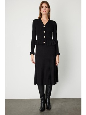 Karma 69201 Onteks Etek Astarlı Midi Triko