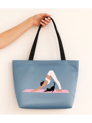 Ada Kostüm Yoga Tasarım Mat Saten Omuz Çantası