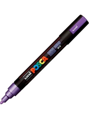 Uniball Posca (1.8-2.5) Su Bazlı Boyama Markörü Metalik Mor ( N ) (Uni-Pc-5m)