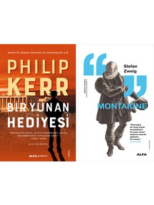 Alfa Yayınları Bir Yunan Hediyesi + Montaigne