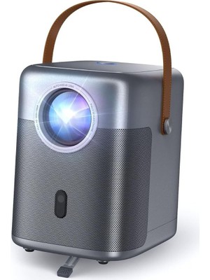 H300A Android Tv 4K Destekli Projeksiyon Cihazı +Auto Focus+Auto Keystone 6g Wi-Fi+5.2 Bluetooth 240 Inç Yansıtma+Hifi Dolby Ses Sistemi Koyu Gri