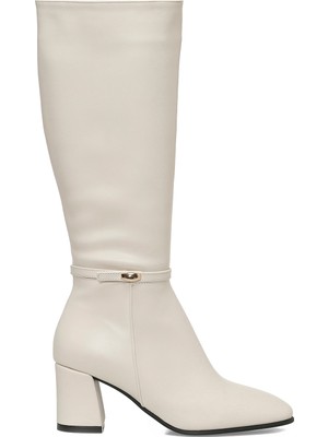 Butigo 25K-7049 5pr Bej Kadın Topuklu Çizme