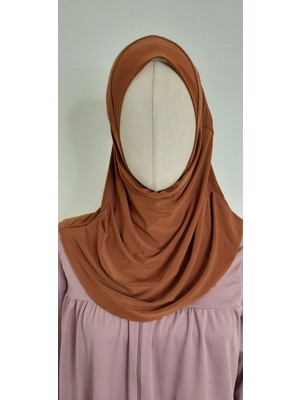 Erasra Class Kız Çocuk Pratik Başörtü (  4-10  Yas ) Kiremit Renk