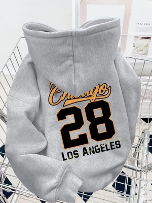 Ela Fashion Erkek Baskılı Sweatshırt Oversize 3 Iplik