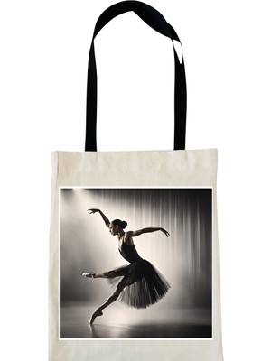 Ada Kostüm Elegance Balerin Silüet Koton Çanta