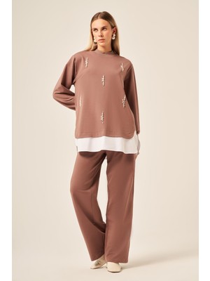 Ftz Women Kadın Iki Ip Takım  Kahve 31203