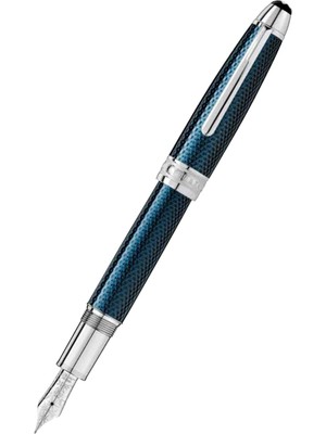 Montblanc Vulpen Meisterstück Blue Hour Solitaire Dolma Kalem 132096