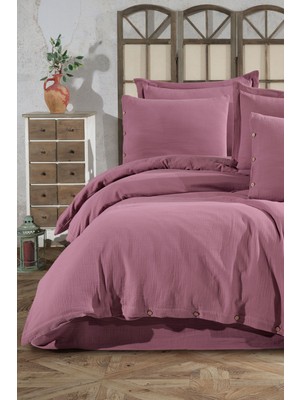 Varol %100 Pamuk Müslin Çift Kişilik Nevresim Takımı – Doğal ve Nefes Alabilen