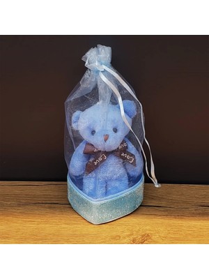 Ronanna Mavi Hediyelik Kese Içinde Ayıcık