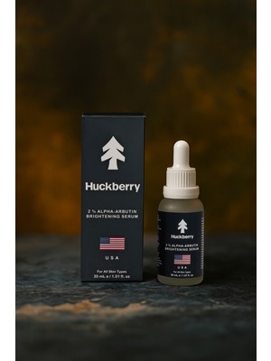 Huckberry Leke Karşıtı Serum 30 ml Tüm Cilt Tipleri İçin Hyaluronik Asit ve Arbutin %2 İçerir