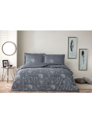 Taç Saten Çift Kişilik Nevresim Takımı