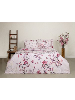 Taç Dijital Saten Çift Kişilik Nevresim Takımı