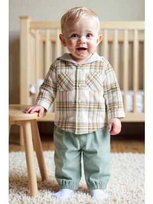 Carter's Erkek Bebek Ekru 2li Set