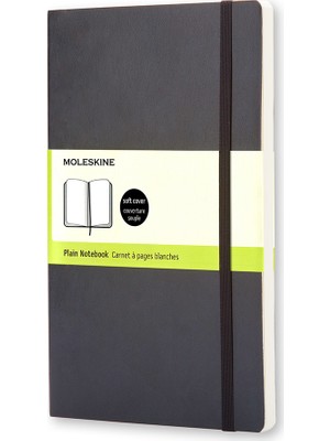 Moleskine Çizgisiz Siyah Defter Cep Boy Soft Kapak
