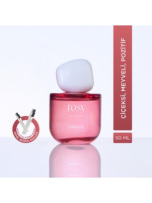 Imprime Rosy Edp Kadın Parfüm 50ML | Çiçeksi & Meyveli | Ahududu, Gül, Zambak, Kaşmir, Vanilya, Amber