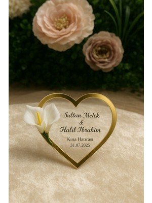 YD Shop Uv Baskı Pleksi Magnet Söz, Nişan, Nikah, Düğün, Kına 10 Adet