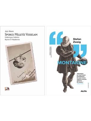Alfa Yayınları Sporcu Milletiz Vesselam + Montaigne