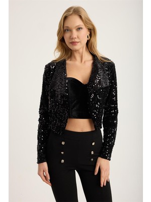 Home Store Kısa Payetli Ceket