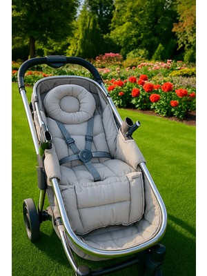 Wenaris Çift Taraflı Ortopedik  Bebek Arabası Minderi