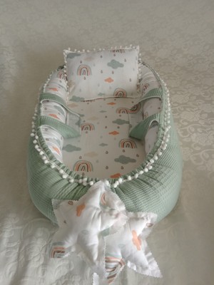 Wenaris Reflü Babynest Bebek Yatağı Anne Yanı Bebek Yatağı