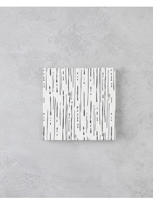 English Home Darkness Kağıt 20'li Kağıt Peçete 33x33 cm Siyah - Beyaz