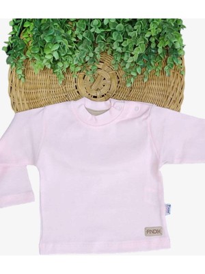 Dinamik çocuk Unisex Bebek Badi Omuzdan Çıtçıtlı Pamuklu Düz Renk Aylık Body