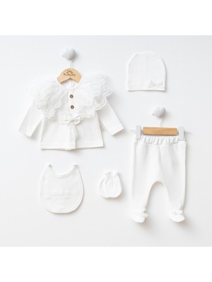 Miniday Baby Kız Bebek Mevlütlük Hastane Çıkışı 5’li Set