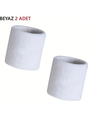 Tenax Fit 10 cm Havlu Bileklik El Bilekliği Futbol Basketbol Tenis Ter Bandı Çiftli Sporcu Bilekliği 2 Adet