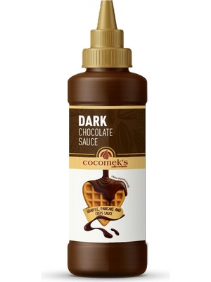 Cocomek's Bitter Çikolatalı Waffle Krep Pankek Sosu 300 gr