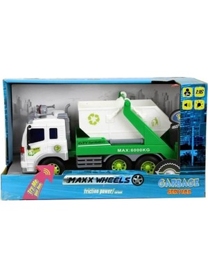 Sunman Oyuncak Geri Dönüşüm Kamyonları Ses/ışık 3ASST. S00013078