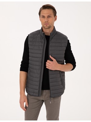 Pierre Cardin Erkek Antrasit Kapitone Yelek 50313897-VR006