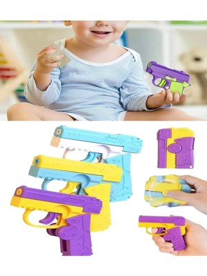 Dönüşebilen Stres Çarkı Oyuncak Silah