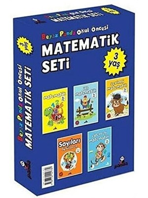Okul Öncesi 3 Yaş Matematik Seti (5 Kitap)