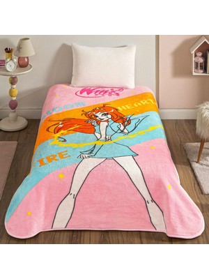 Lisanslı Winx 2 Tek Kişilik Battaniye