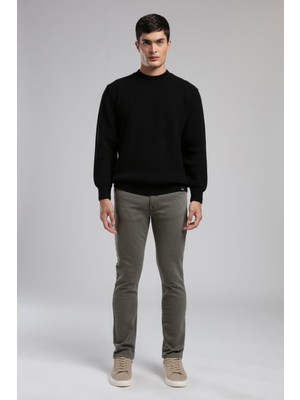 Lee Cooper Jagger Erkek Slım Straıght Dar Kesim Normal Bel Dokuma Pantolon Düz Paça Yeşil