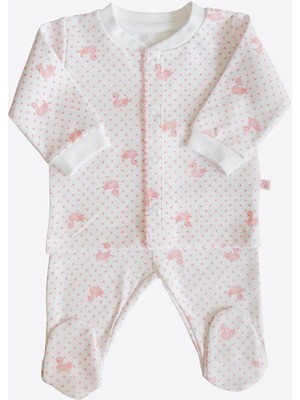 Kitikate Organik Swan Önden Çıtçıtlı 2'li Takım Pembe