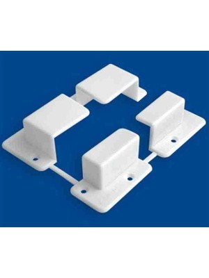 Eylül Cam Balkon Sineklik Sabitleme Köşe Takozlari (1takim) Beyaz