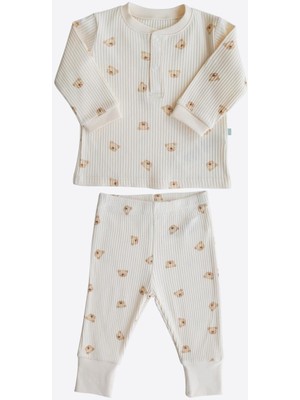 Kitikate Organik Hector 2'li Pijama Takımı Natural